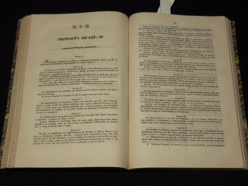1850 MAY-JULY DIARIO DA CAMARA DOS DEPUTADOS VOLUME LOT OF 2 - LISBOA - KD 2016J