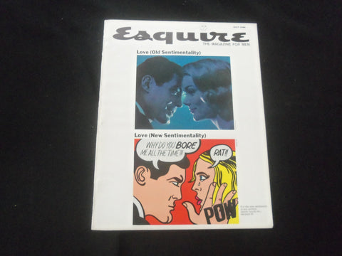 1964 JULY ESQUIRE MAGAZINE - LOVE (OLD & NEW SENTIMENTALITY) - F 868