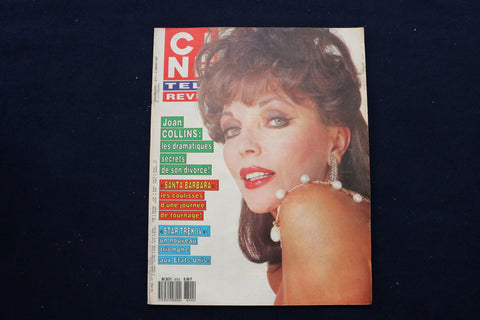 1987 JANUARY 8 CINE TELE REVUE MAGAZINE - JOAN COLLINS COVER - E 12001