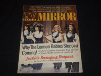 1972 JANUARY TV RADIO MIRROR MAGAZINE - THE LENNONS COVER - E 16245