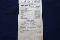 1910 MAY 16 THE MAN FROM HOME - PARK THEATRE - PROGRAM - HODGE - JEWETT - K 1666