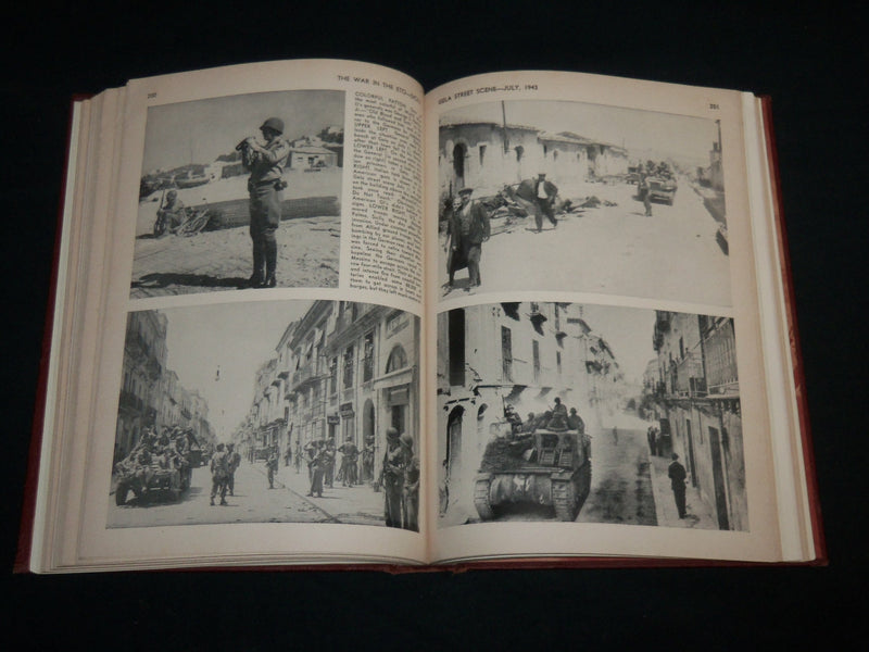 1951 PICTORIAL HISTORY OF WWII VOLUME 1 & 2 - MEMORIAL EDITIONS - KD 6809