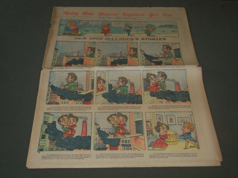 1908 JULY 12 SUNDAY BOSTON GLOBE SUPPLEMENT PART 2 - COLOR COMICS - NP 2798