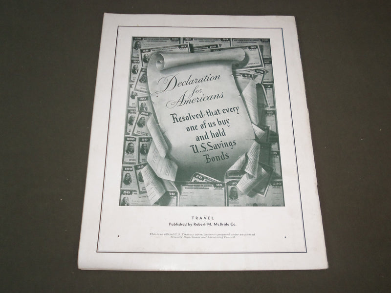 1946 APRIL TRAVEL MAGAZINE - SPLENDORS OF AN OLDER ITALY - SP 9419