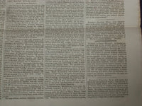 1847 MAY 1 MASSACHUSETTS PLOUGHMAN NEWSPAPER - TAYLOR - BUENA VISTA - NP 5146
