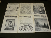 1980-1985 FREEWHEELIN' SOUTHERN BICYCLE LEAGUE MAGAZINE LOT OF 27 - O 3210