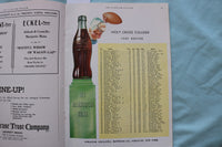 1947 OCTOBER 25 HOLY CROSS VS. SYRACUSE FOOTBALL PROGRAM - K 3389