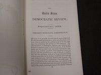 1857-1858 UNITED STATES DEMOCRATIC REVIEW NEW SERIES LOT OF 10 ISSUES - WR 60E