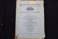 1935-1937 MICHIGAN ALUMNUS QUARTERLY REVIEW MAGAZINE - LOT OF 4 - O 3430