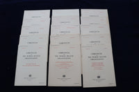 1955-1958 CHRONICLE OF THE WORLD HEALTH ORGANIZATION - LOT OF 15 - O 3360