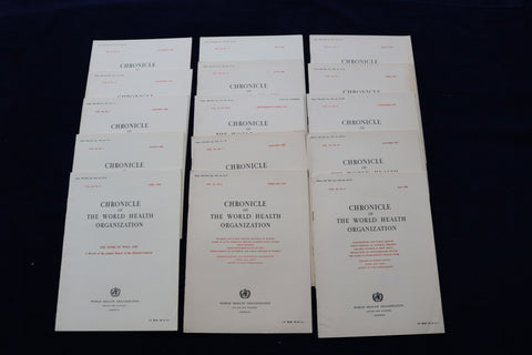 1955-1958 CHRONICLE OF THE WORLD HEALTH ORGANIZATION - LOT OF 15 - O 3360
