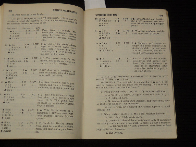 1959 BRIDGE QUARTERLY MAGAZINE - VOLUME 3 ISSUE NO. 1 - K 2634