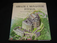 1996 ABBAZIE E MONASTERI D'ITALIA HARDCOVER BOOK - ITALIAN TEXT - R 718F