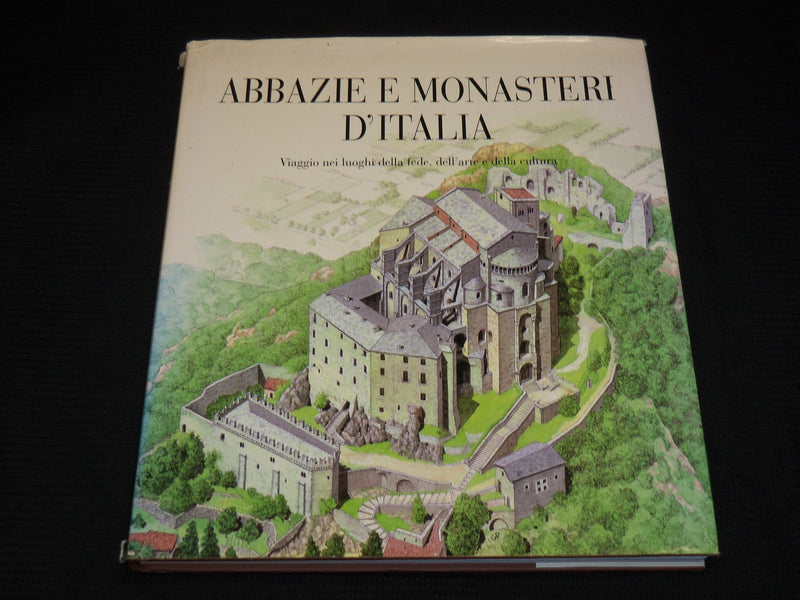 1996 ABBAZIE E MONASTERI D'ITALIA HARDCOVER BOOK - ITALIAN TEXT - R 718F
