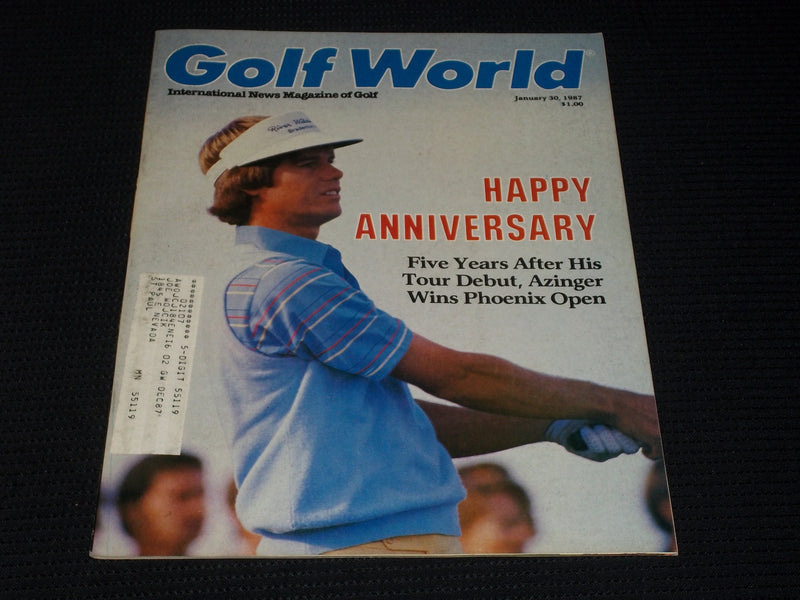 1987 JANUARY 30 GOLF WORLD MAGAZINE - PAUL AZINGER FRONT COVER - E 5533A