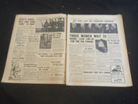 1937 MAY 12 DAILY MIRROR NEWSPAPER - LONDON - OUR KING, QUEEN, CROWN - NP 5752