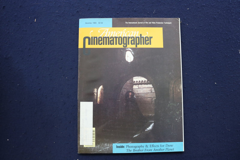 1984 DECEMBER AMERICAN CINEMATOGRAPHER MAGAZINE - DUNE COVER - E 17721