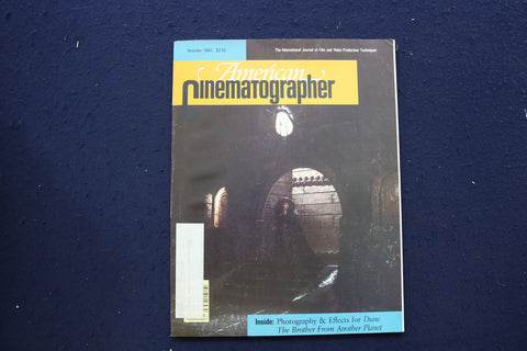1984 DECEMBER AMERICAN CINEMATOGRAPHER MAGAZINE - DUNE COVER - E 17721