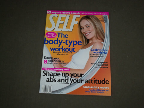 2003 JANUARY SELF MAGAZINE - CHRISTINA APPLEGATE COVER - B 4412