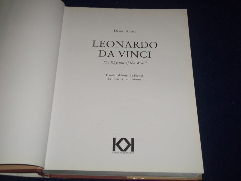 1998 LEONARDO DA VINCI BOOK BY DANIEL ARASSE - GREAT PHOTOS + INFO - KD 1822