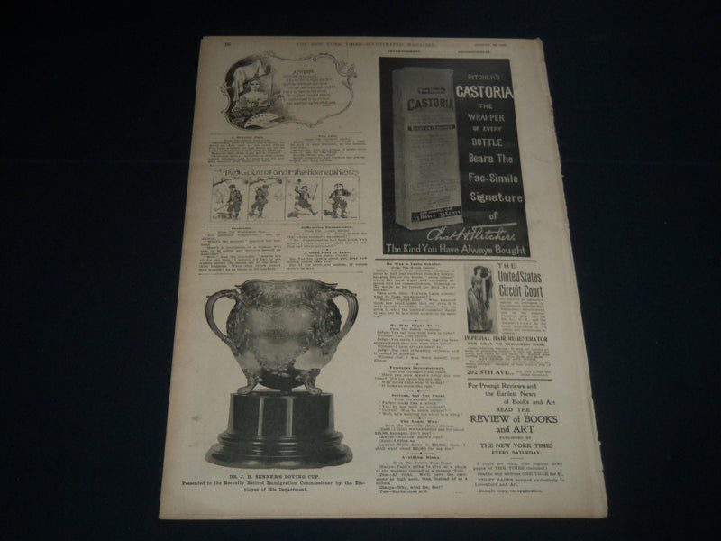 1897 SEPT 4 NEW YORK TIMES ILLUSTRATED MAGAZINE - SIR WILFRID LAURIER - NP 3867