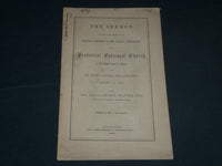 1865 ST. LUKE'S CHURCH SERMON PHILADELPHIA BOOK BY REV. FRANCIS FULFORD - J 4495