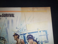 1964 ESCAPE FROM HELL ISLAND 1/2 SHEET MOVIE POSTER - MARK STEVENS - P 454