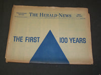 1964 JANUARY 2 THE HERALD-NEWS (NJ) NEWSPAPER - 300TH ANNIVERSARY ISSUE- NP 3320
