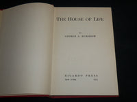 1951 THE HOUSE OF LIFE HARDCOVER BOOK BY GEORGE RUBISSOW - KD 7259