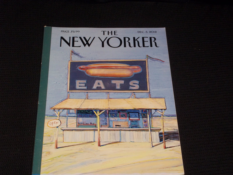 2012 DECEMBER 3 THE NEW YORKER MAGAZINE NICE ILLUSTRATED COVER - E 3244