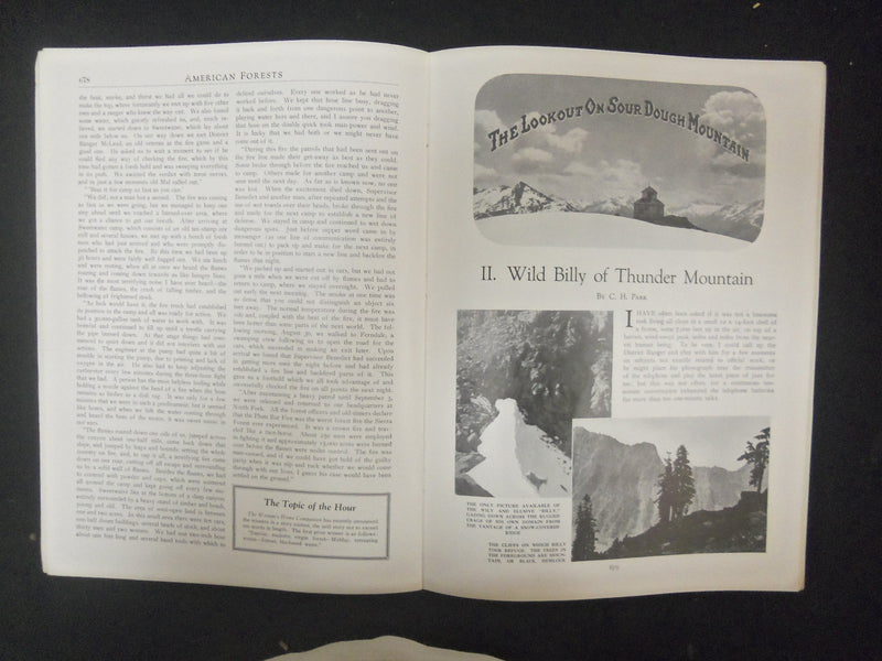 1924 NOVEMBER AMERICAN FORESTS & FOREST LIFE MAGAZINE - ST 4608