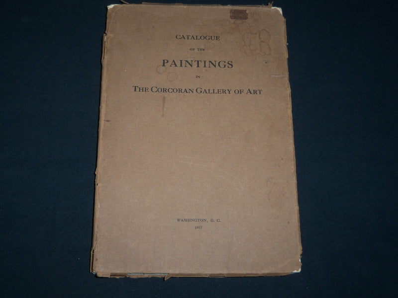 1917 CATALOGUE OF THE PAINTINGS IN THE CORCORAN GALLERY OF ART - J 3897