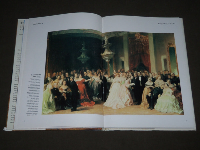 1996 THE CIVIL WAR IN ART VISUAL ODYSSEY BOOK BY DORANNE JACOBSON - I 1692