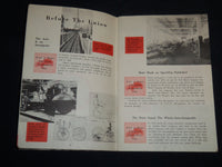1958 WE WORK AT FORDS A PICTURE HISTORY BOOK - SOFTCOVER - UAW-CIO - J 8578
