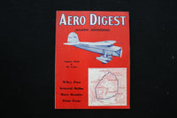 1933 AUGUST AERO DIGEST MAGAZINE - LOCKHEAD VEGA MONOPLANE COVER - E 10675