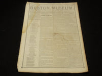 1850 DECEMBER 7 BOSTON MUSEUM NEWSPAPER - FORGED WILL - HELEN - BIRD - NP 9040