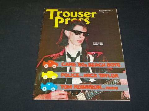 1979 AUGUST TROUSER PRESS MAGAZINE - RIC OCASEK OF THE CARS - SP 7935