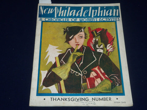 1934 NOVEMBER NEW PHILADELPHIAN MAGAZINE - NICE COVER & PHOTOS - SP 2647