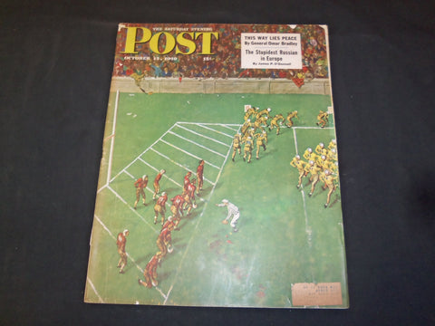 1949 OCTOBER 15 THE SATURDAY EVENING POST MAGAZINE - ILLUSTRATED COVER - SP 5603