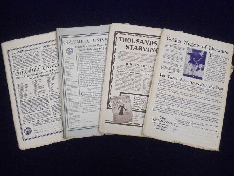 1929-1930 THE STANDARD QUARTERLY REVIEW LOT OF 4 ISSUES - NICE ARTICLES - O 2743