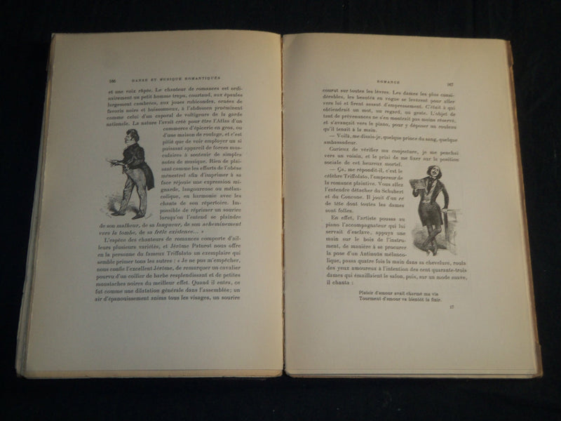 1927 DANSEET ET MUSIQUE ROMANTIQUES BOOK BY MARCEL BOUTERON - FRENCH - KD 5670