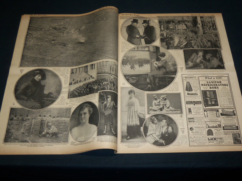 1916 DECEMBER 17 NEW YORK TIMES ROTO PICTURE SECTION - BRITISH TANK - NT 8959
