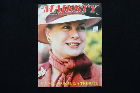 1982 OCTOBER MAJESTY MAGAZINE - PRINCESS GRACE COVER - E 19990