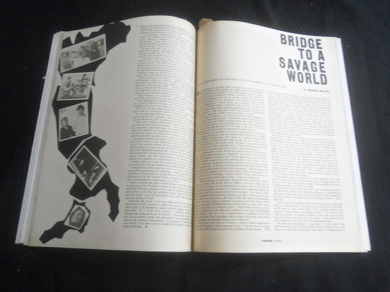 1958 OCTOBER ESQUIRE MAGAZINE - SILVER ANNIVERSARY ISSUE - WITH WRAPPER- B 5536D