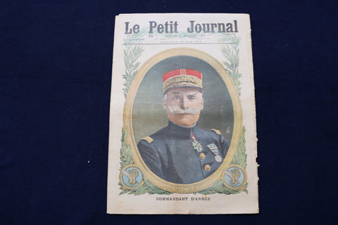 1916 JUN 18 LE PETIT JOURNAL SUPPLEMENT ILLUSTRE MAGAZINE -GEN. DUBOIS - NP 8771