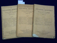 1884 THE ATLANTIC MONTHLY MAGAZINE LOT OF 6 ISSUES - PARKMAN - MITCHELL - WR 315