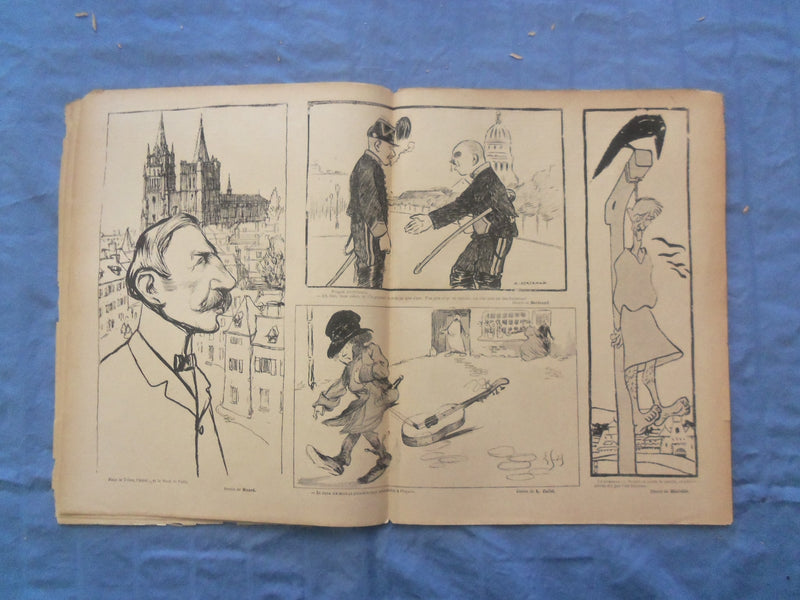 1902 DEC 27 LE SOURIRE MAGAZINE - ILLUSTRATED COMEDY - FRENCH TEXT - SP 4865H