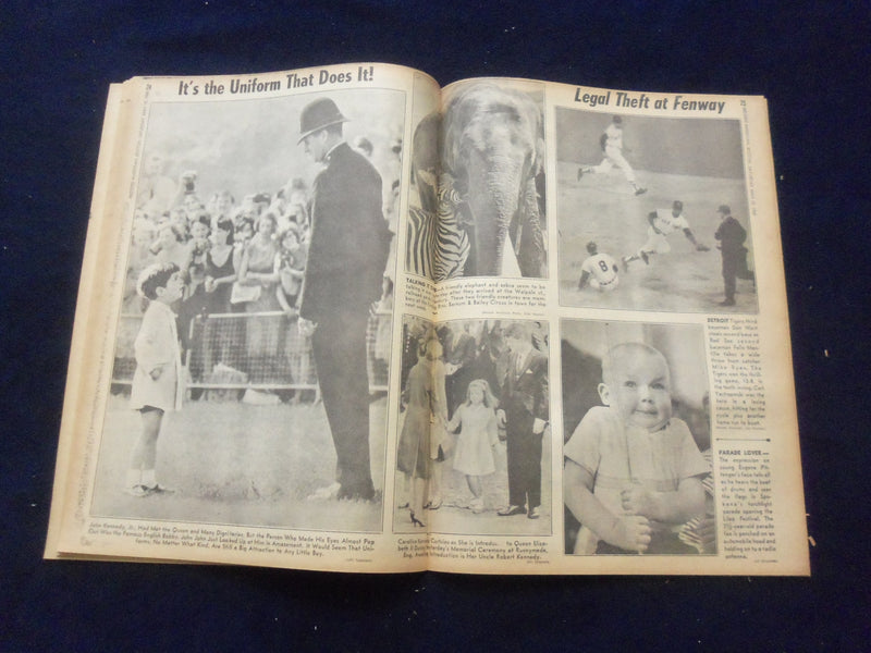 1965 MAY 15 BOSTON RECORD AMERICAN NEWSPAPER - JACKIE KENNEDY'S THANKS- NP 6291