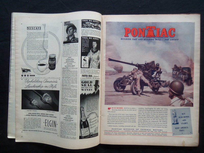 1943 NOVEMBER 22 LIFE MAGAZINE - FOOT SOLDIERS - L 366