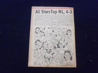 1958 JULY 9 BOSTON DAILY RECORD NEWSPAPER - OLD COLONY TO RUN 2 DAYS - NP 6351